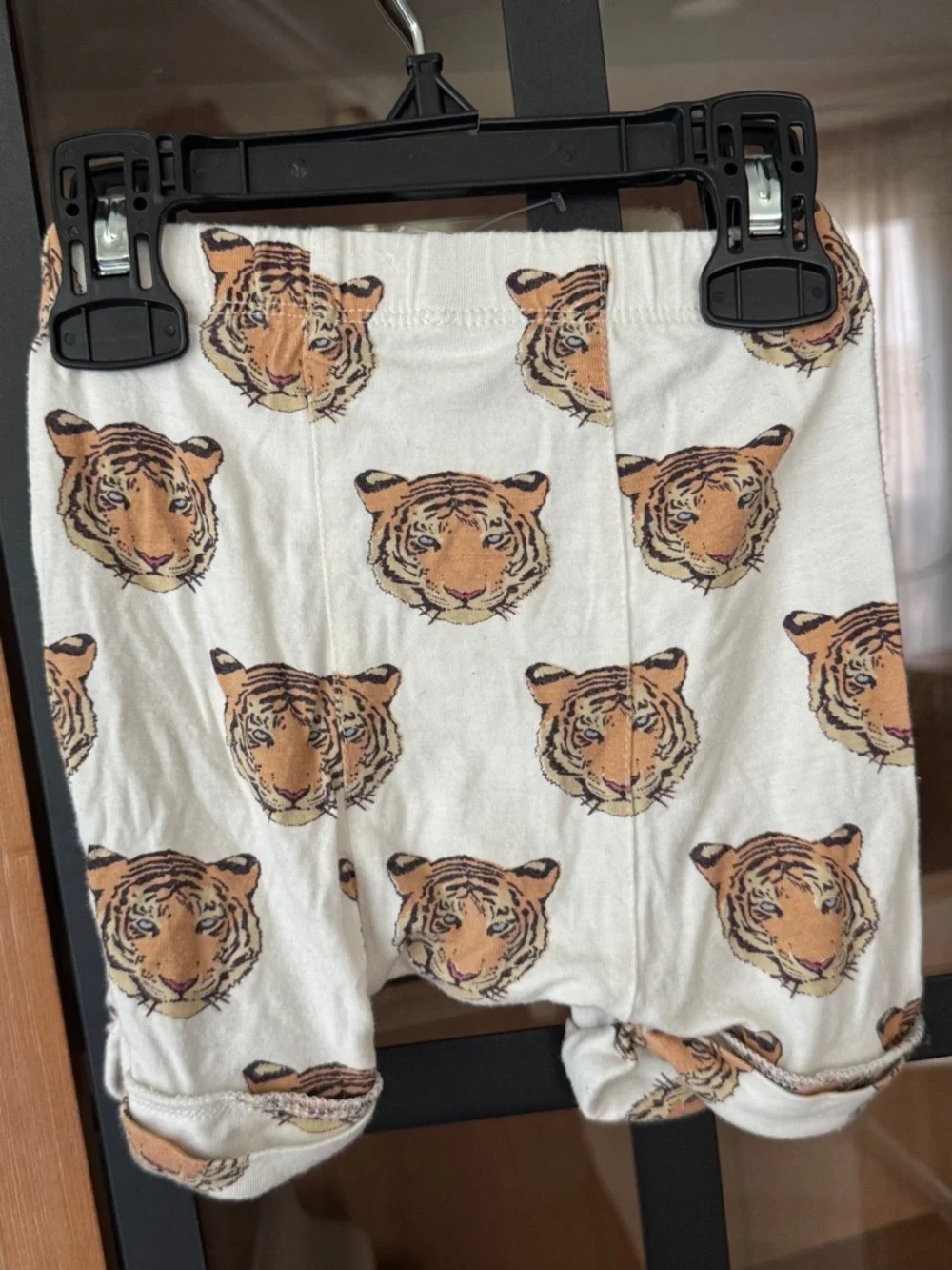 Kate Quinn bamboo tiger shorts print baby boy lsu neutral unisex